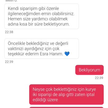 Yanlış Sipariş Ve İletişim Kopukluğu