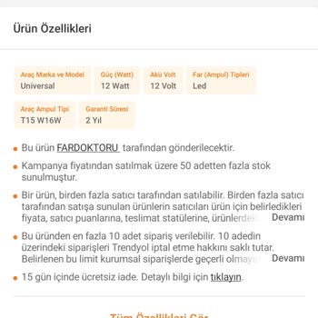 Garanti Kapsamında Ürün Değişimi Talebi