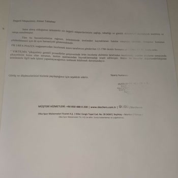 Skechers Ayakkabıda Kalitesizlik Ve Yetersiz Hizmet