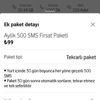 SMS Paketi İptali Sorunu Ve Müşteri Hizmetlerine Ulaşamama