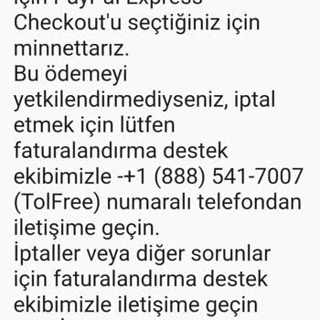 Adıma Gelen Yanlış PayPal Hesap Bildirimi