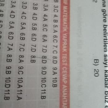 Yanlış Cevap Anahtarıyla Gelen Fasikül Sorunu