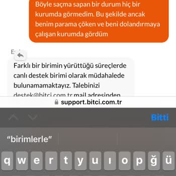 Bitçi'de Para Çekme Sorunu: Müşteri Hizmetleri Yetersizliği