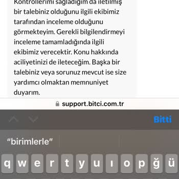 Bitçi'de Para Çekme Sorunu: Müşteri Hizmetleri Yetersizliği