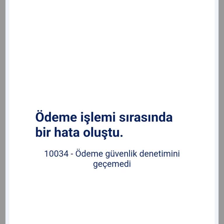 Ödeme Güvenlik Denetimi Sorunu
