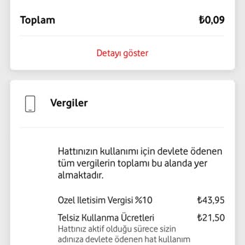 Vodafone'un Bilgilendirmediği Ek Vergi Şoku