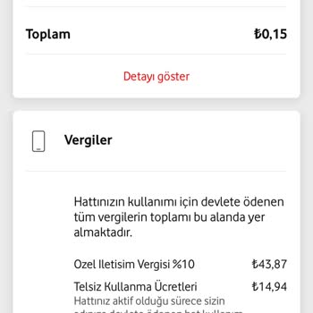 Vodafone'un Bilgilendirmediği Ek Vergi Şoku