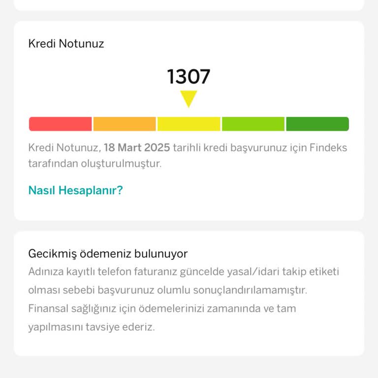 Kredi Başvurumun Haksız Reddi Ve Belirsiz Borç Durumu
