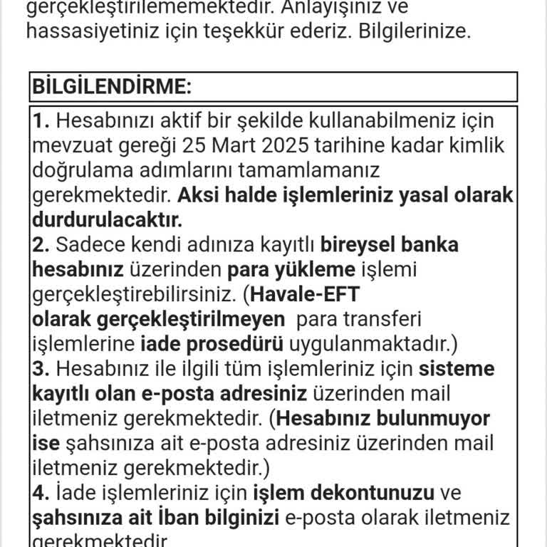 Payfix Hesabına Aktarılamayan Para Ve Geri İade Sorunu!