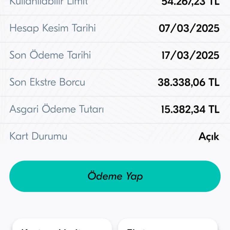Hesap Kesim Tarihi Değişikliği Sorunu