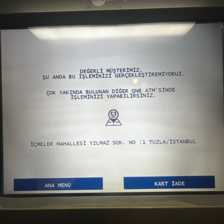 ATM'de Para Yatırma Sorunu: 2700₺ Hesaba Geçmedi
