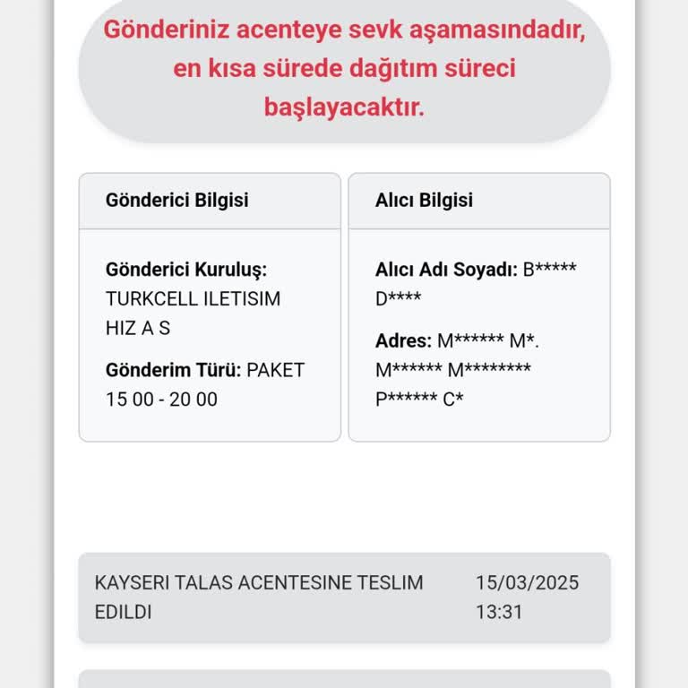 Kuryenet Teslimat Gecikmesi: Güven Sorunu