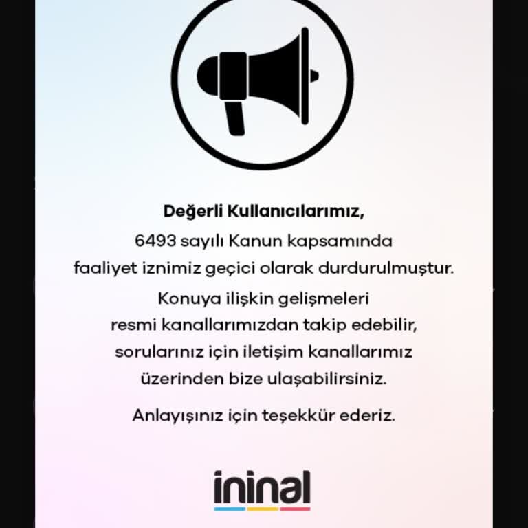 İninal Kart Hesaplarımızdaki Paralar Tehlikede: Faaliyet İzni Sorunu!