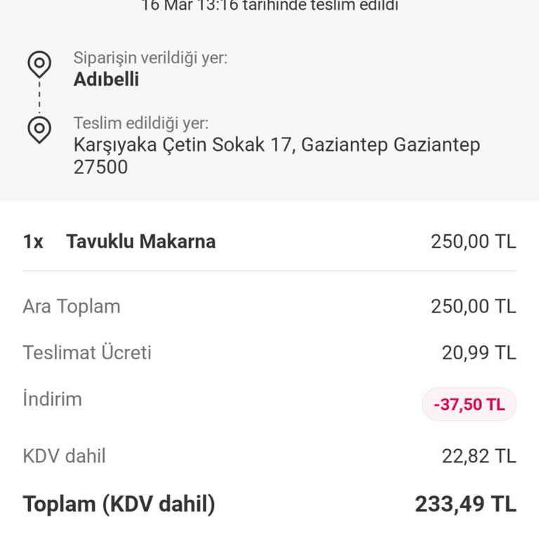 Yanlış Ürün Teslimatı Ve İade Ücreti Sorunu