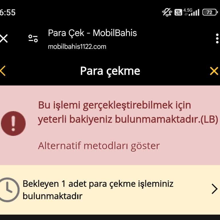 Mobilbahis'te Kazanç Çekilemiyor: Müşteri Hizmetleri Yetersiz