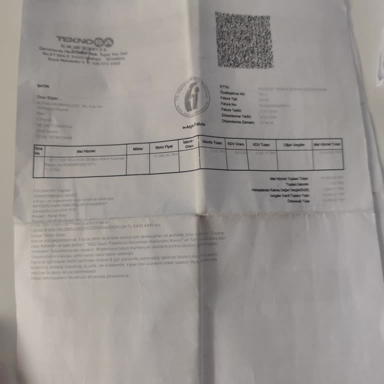 Teknosa'dan Aldığım Roborock Süpürge Servis Sorunlarıyla Mağdur Ediyor!