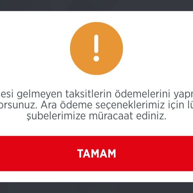 Ziraat Bankası Kredi Taksit Ödemesi Sorunu
