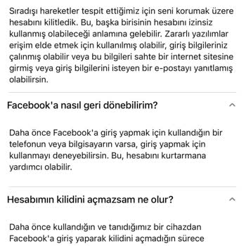 Facebook Hesabım İzinsiz Kilitlendi Ve Yardım Alamıyorum