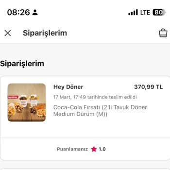 Yemek Sepeti Ve Hey Döner İşbirliğiyle Aç Kaldık!