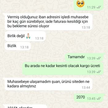 Yanlış Ürün Gönderimi Ve Eksik İade İle Hayal Kırıklığı