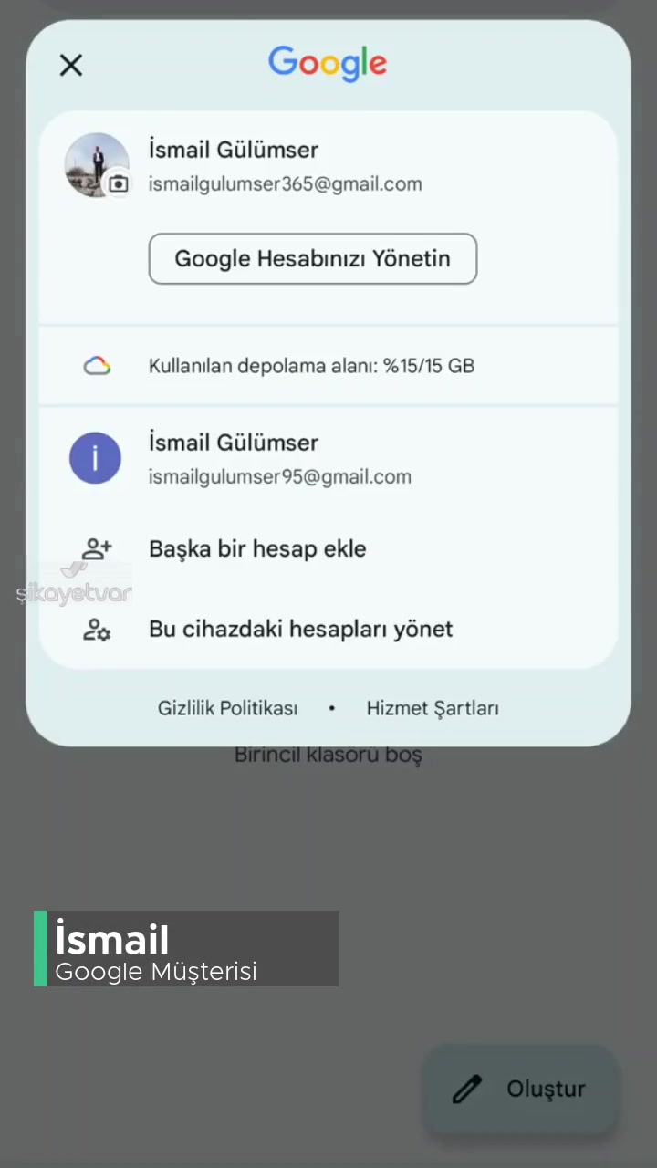 Google Hesabı Bulunamadı videonun kapak resmi