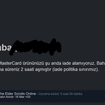 Steam İade Politikası Ve Oyun Süresi Sorunu