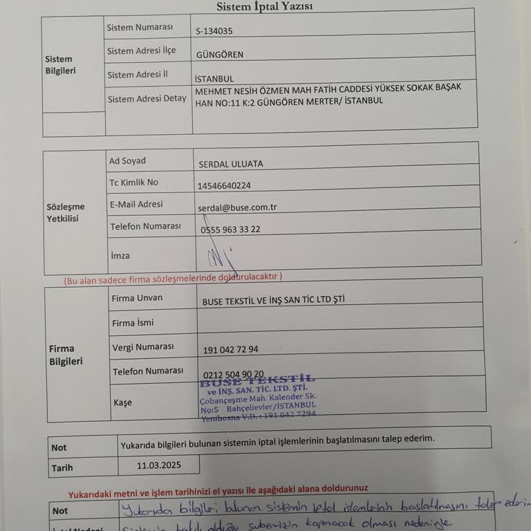 Alarm Sistemi İptalinde Çözüm Bulunamıyor