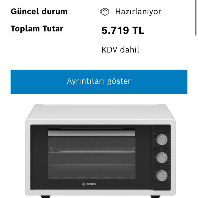 Bosch Online Siparişinde Gecikme Ve Hayal Kırıklığı