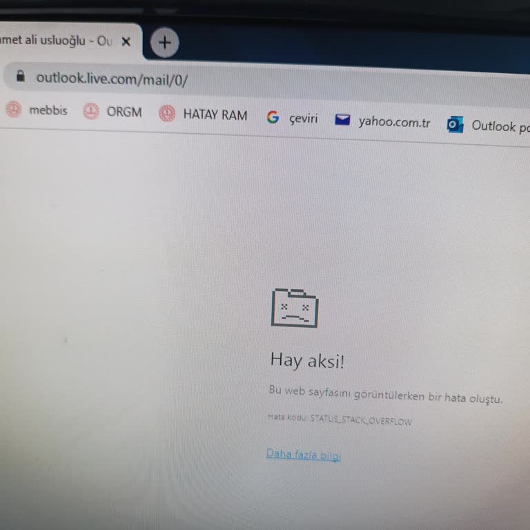 Masaüstü Bilgisayarda Hotmail Erişim Sorunu