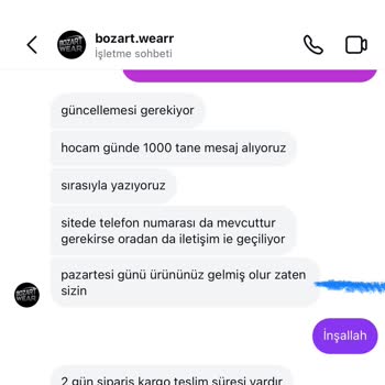 Sipariş Sürecinde Yaşanan Aksaklıklar Ve İletişim Sorunları