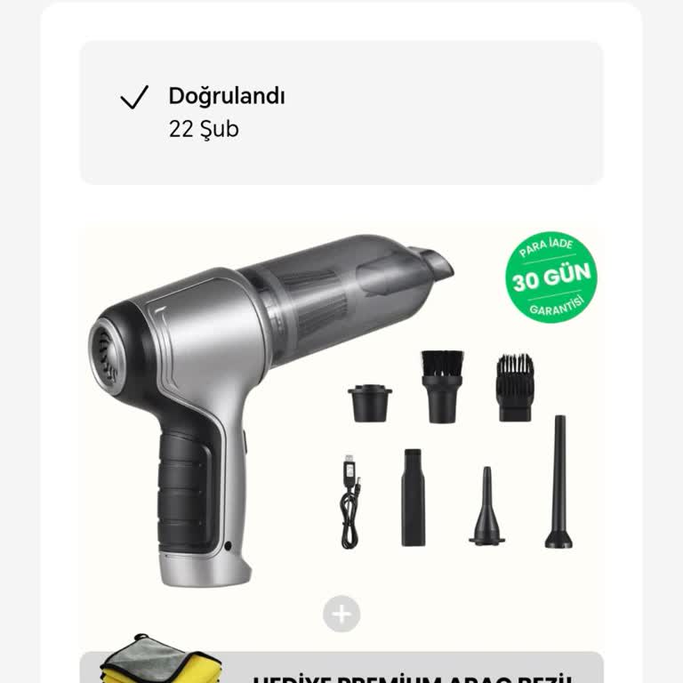 Vacor Şarjlı Araba Süpürgesi Siparişi Teslim Edilmiyor