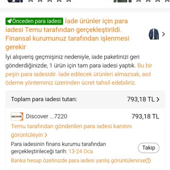 Para İadesi Gecikmesi: Temu'dan Alışveriş Sonrası Sorun