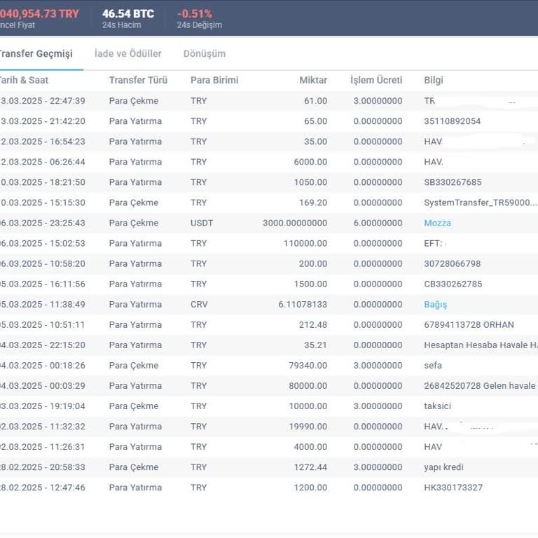 Bitexen Hesabımda İzinsiz İşlemler