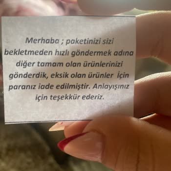 Eksik Ürün, İade Sözü Ve Ulaşılamayan Müşteri Hizmetleri: Hayal Kırıklığı Dolu Bir Alışveriş Deneyimi