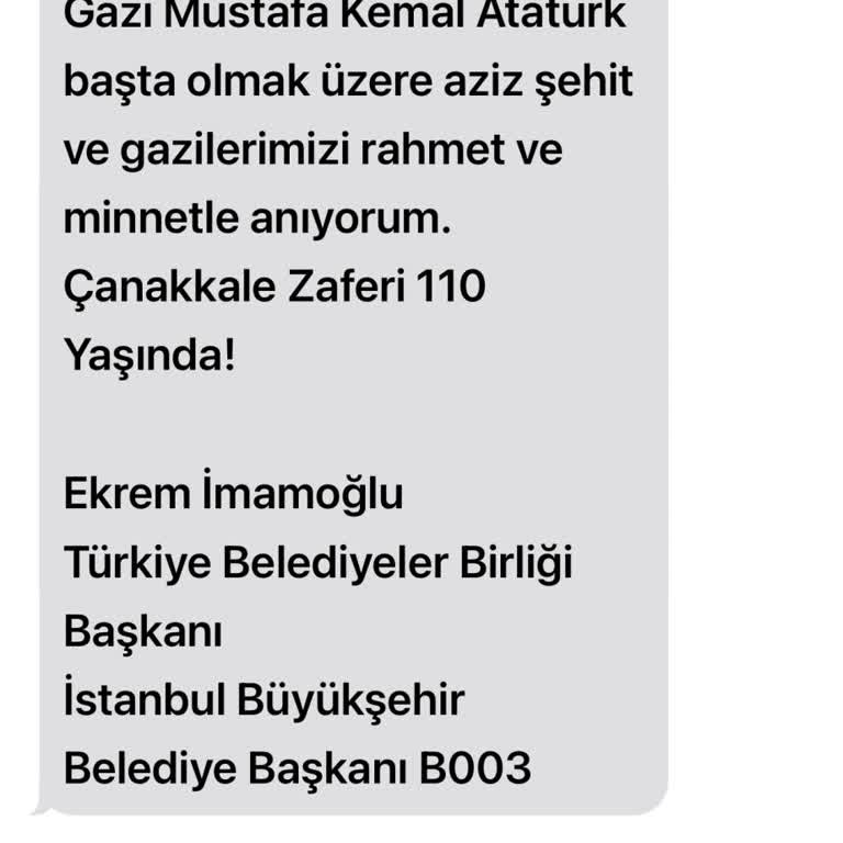 İstanbul'da Yaşamayanlara Sürekli SMS Gönderimi