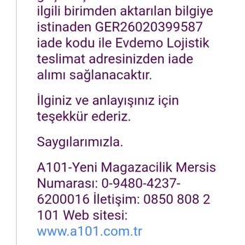 İade Sürecinde Evdemo Lojistik Sorunu