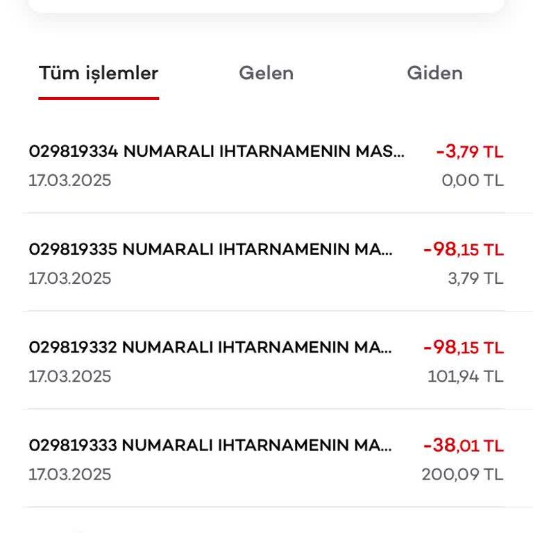 Usulsüz İhtarname Ücreti Kesintisi