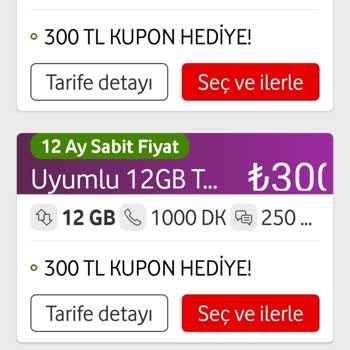 Vodafone'un Faturalı Tarifelerdeki Adaletsiz Fiyat Politikası