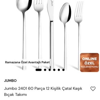 Jumbo Çatal Bıçak Setinde Kararma Ve Müşteri Hizmetleri Sorunu