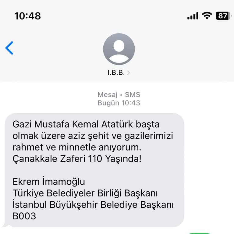 İBB SMS'leri: İptal Seçeneği Olmadan Rahatsız Ediliyoruz