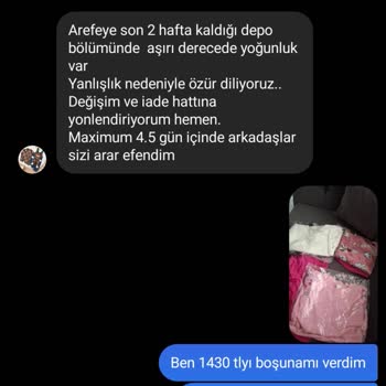 Yanlış Ürün Gönderimi Ve İletişim Eksikliği