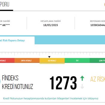 Findeks Risk Raporunda Yanlış Bilgi Sorunu