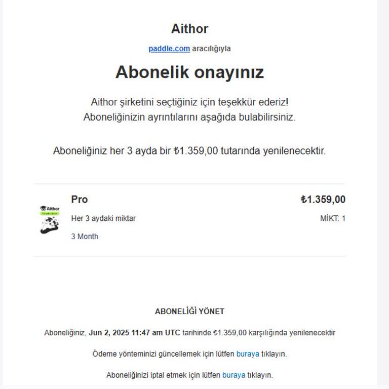 Aithor AI Won’t Refund My Subscription – Unfair Cancellation Policy