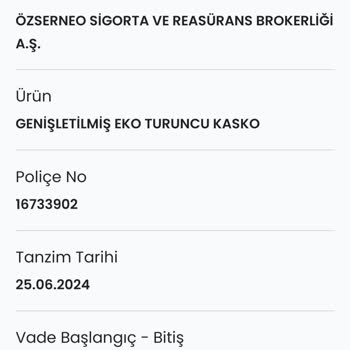 Aveon Global Kasko Poliçesi İptalinde Ücret İadesi Sorunu