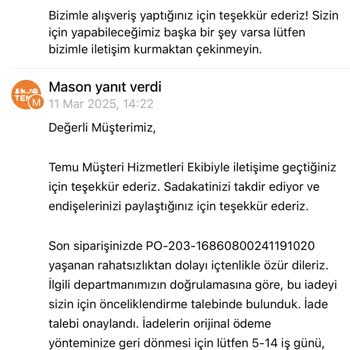 Temu'da İptal Edilen Siparişin Peşinde: Müşteri Hizmetleri Ve İade Sorunu