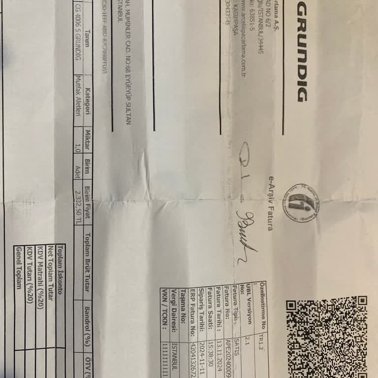 Koç Grubu Tost Makinesi Değişim Sorunu