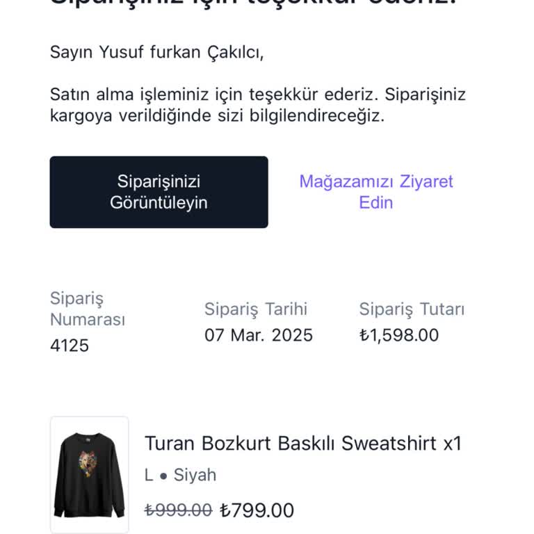 Renk Karışıklığı Ve Kalite Sorunu: İade Talebine Yanıt Yok