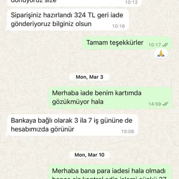 İade Beklerken Hayal Kırıklığı