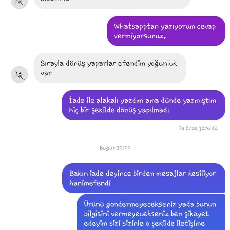İade İşlemlerinde Geri Dönüş Sorunu