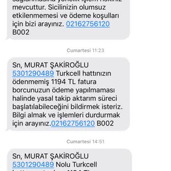 Yeni Hat Kullanıcısının Yanlış Borç Bildirimleriyle Yaşadığı Sorun